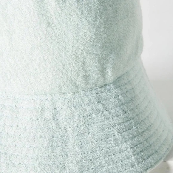 NWT Anthropologie Blue Terry  Cloth Bucket Hat